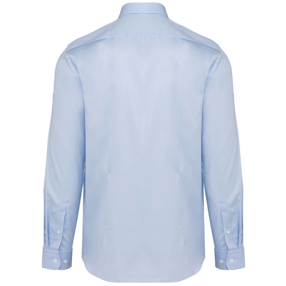 Herenoverhemd van twill met lange mouwen