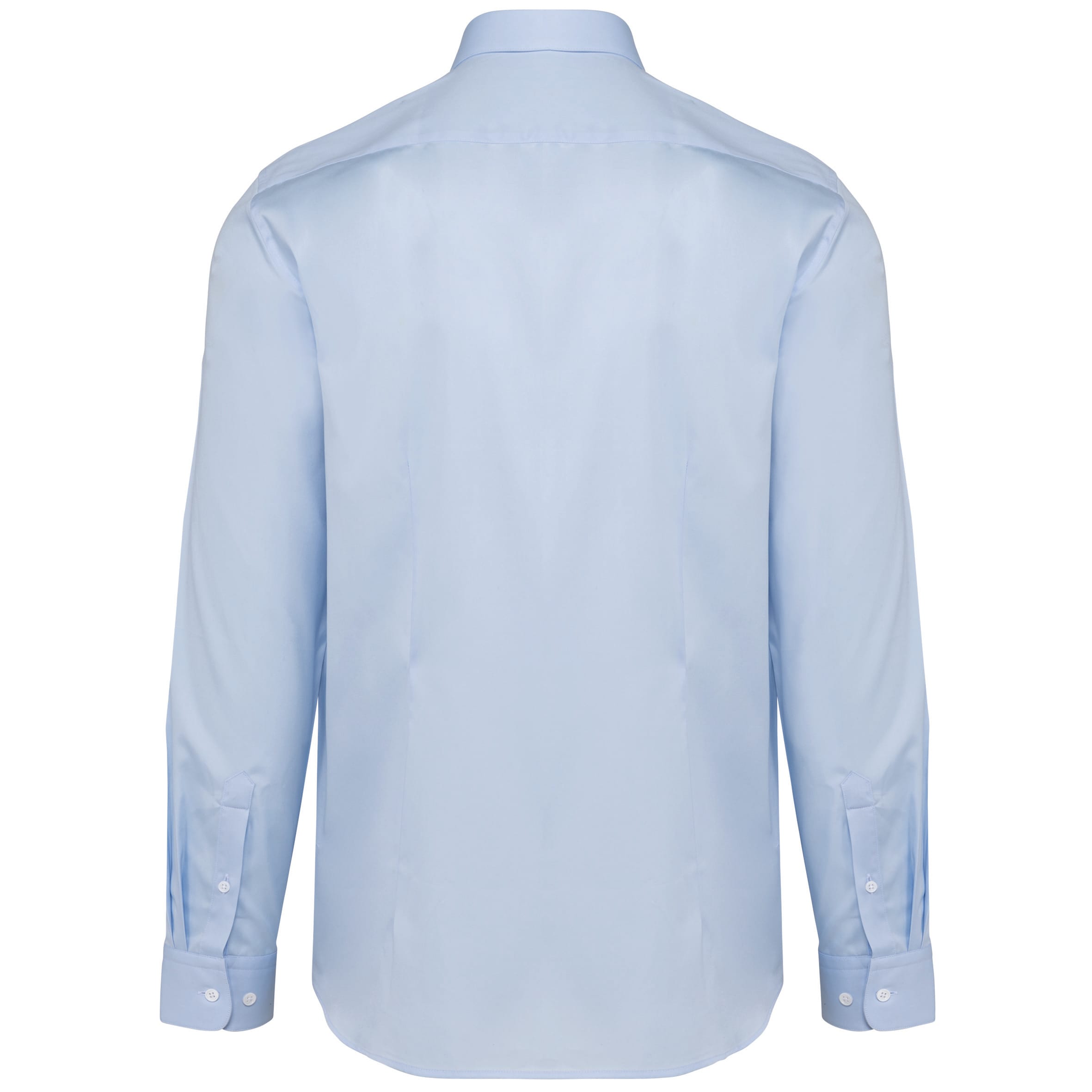 Herenoverhemd van twill met lange mouwen