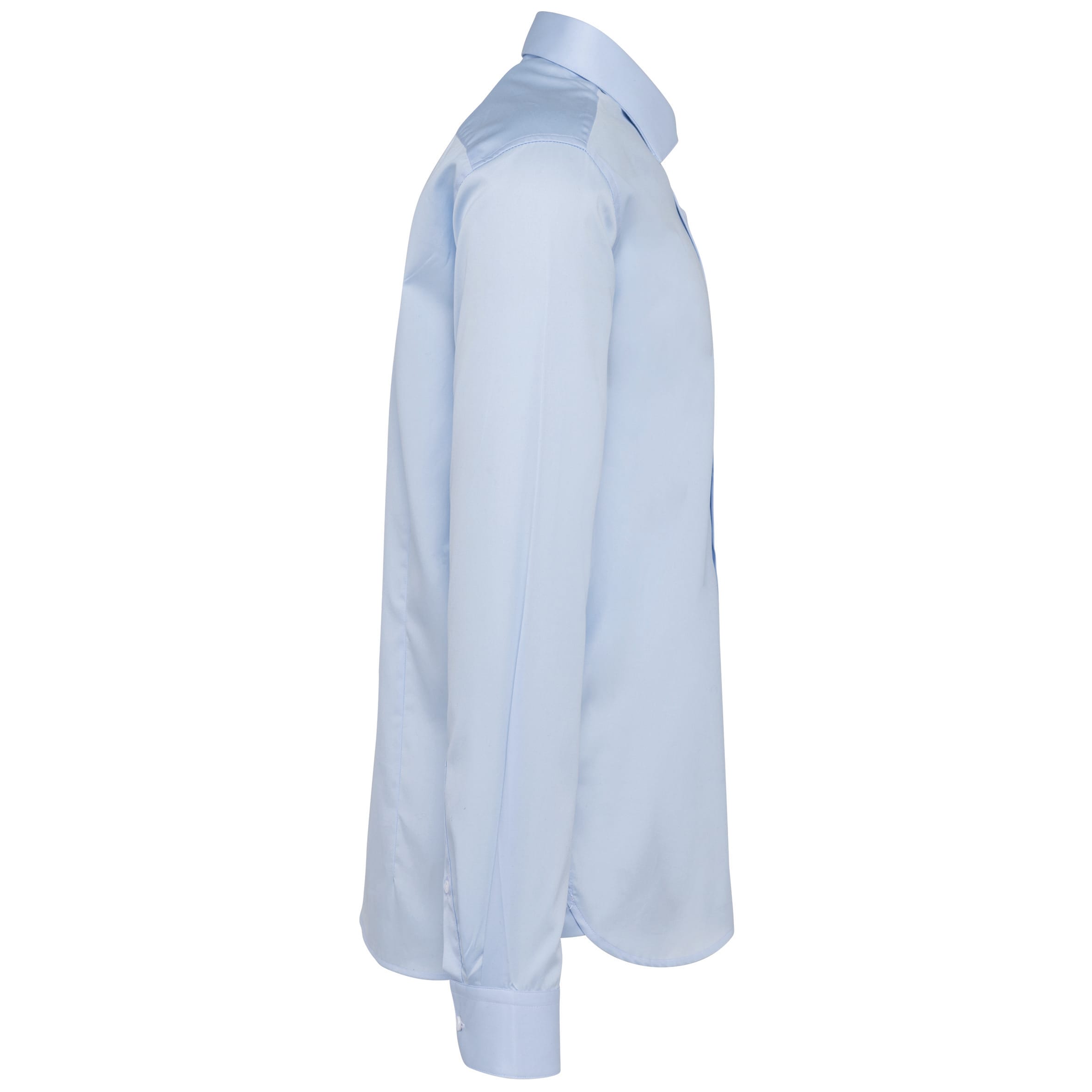 Herenoverhemd van twill met lange mouwen