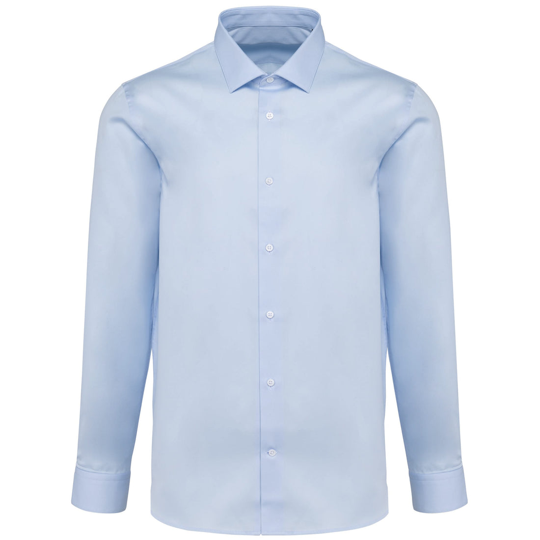 Herenoverhemd van twill met lange mouwen