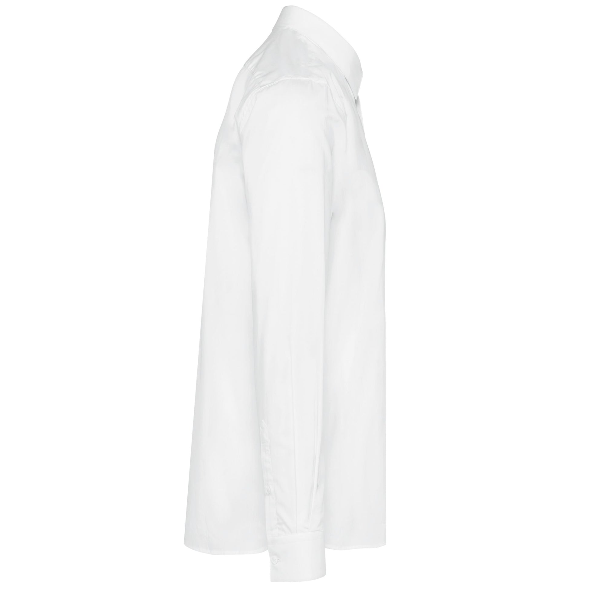 Herenoverhemd van twill met lange mouwen