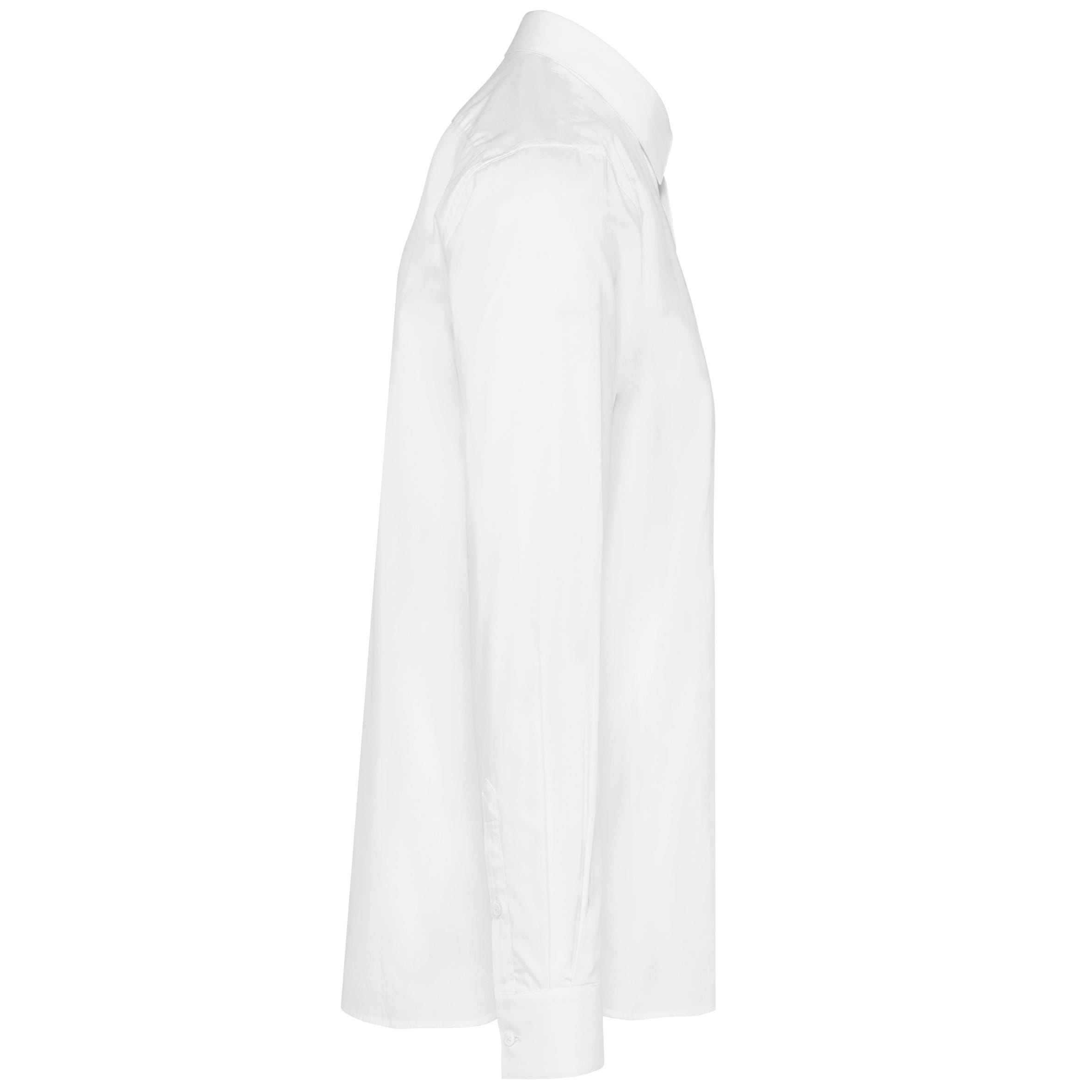 Herenoverhemd van twill met lange mouwen