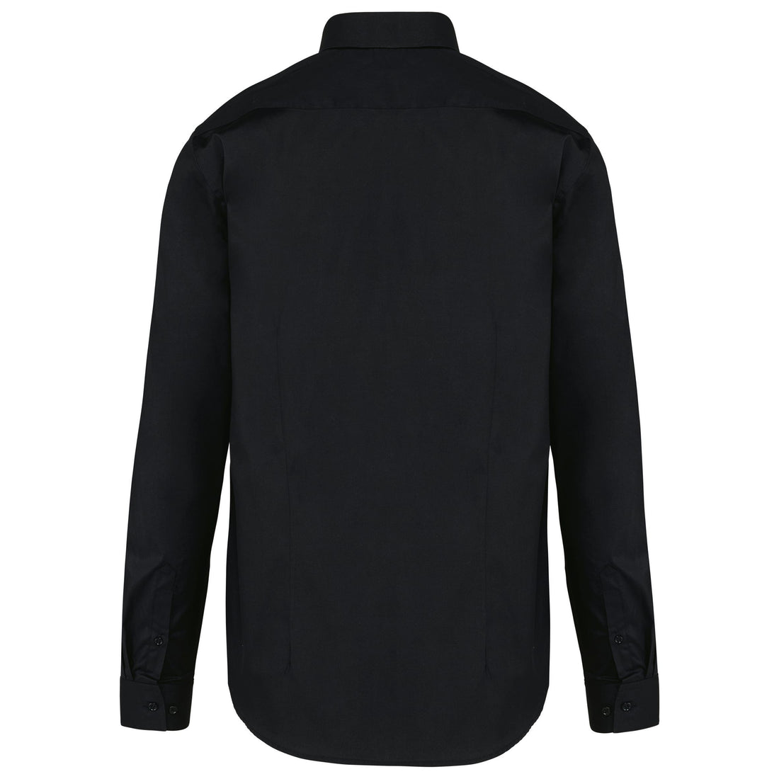 Damesoverhemd van twill met lange mouwen