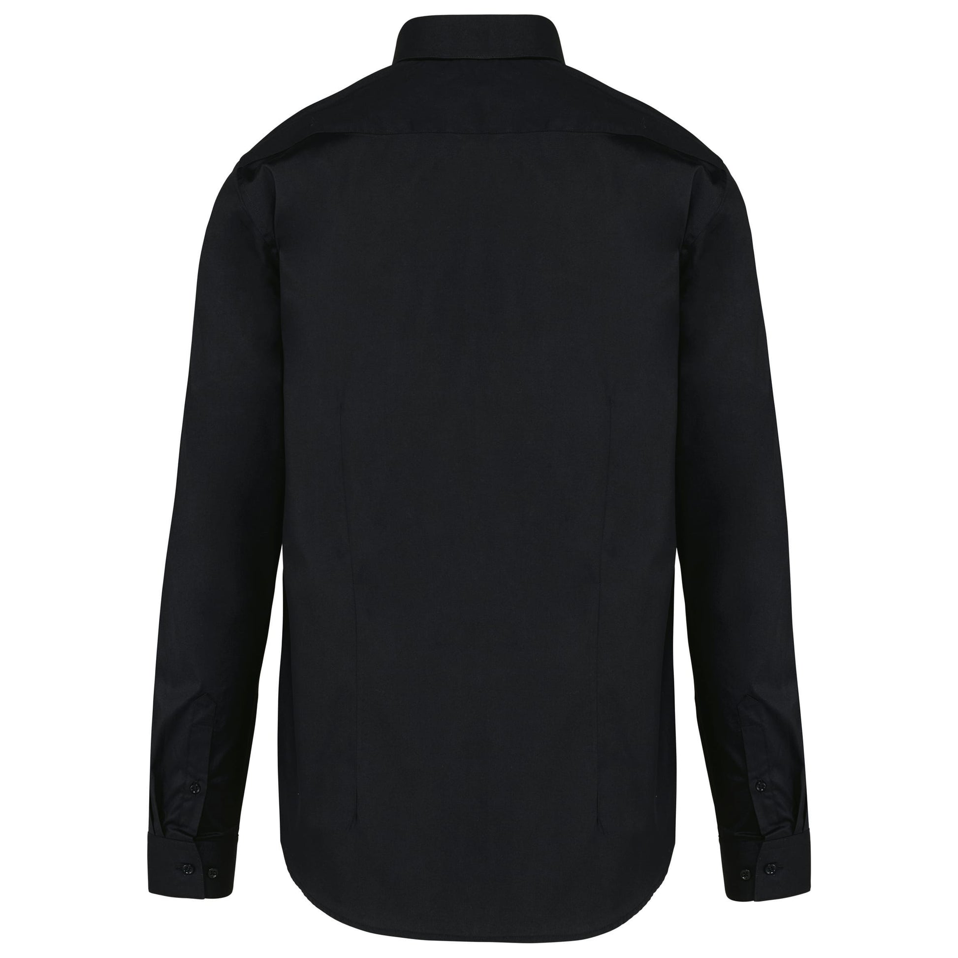 Damesoverhemd van twill met lange mouwen