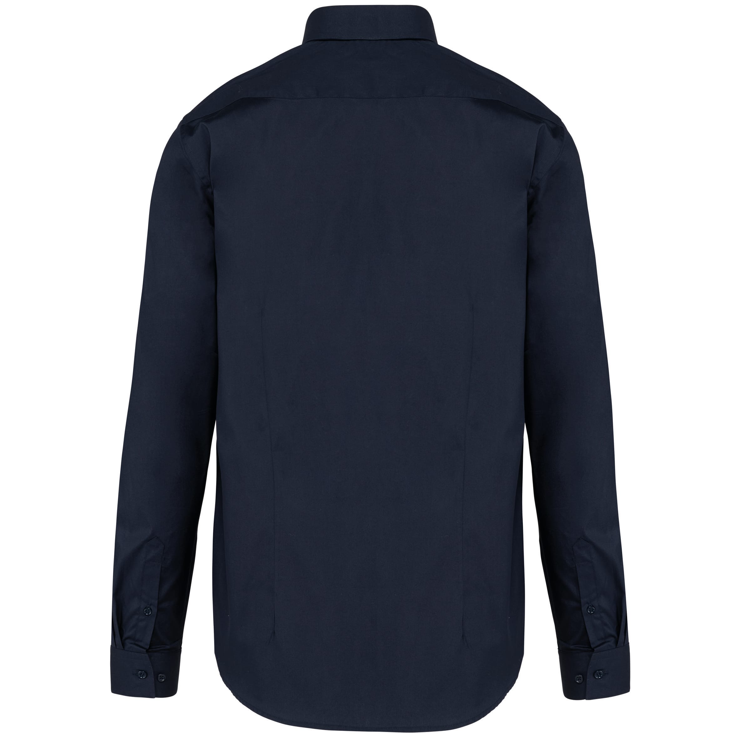 Damesoverhemd van twill met lange mouwen