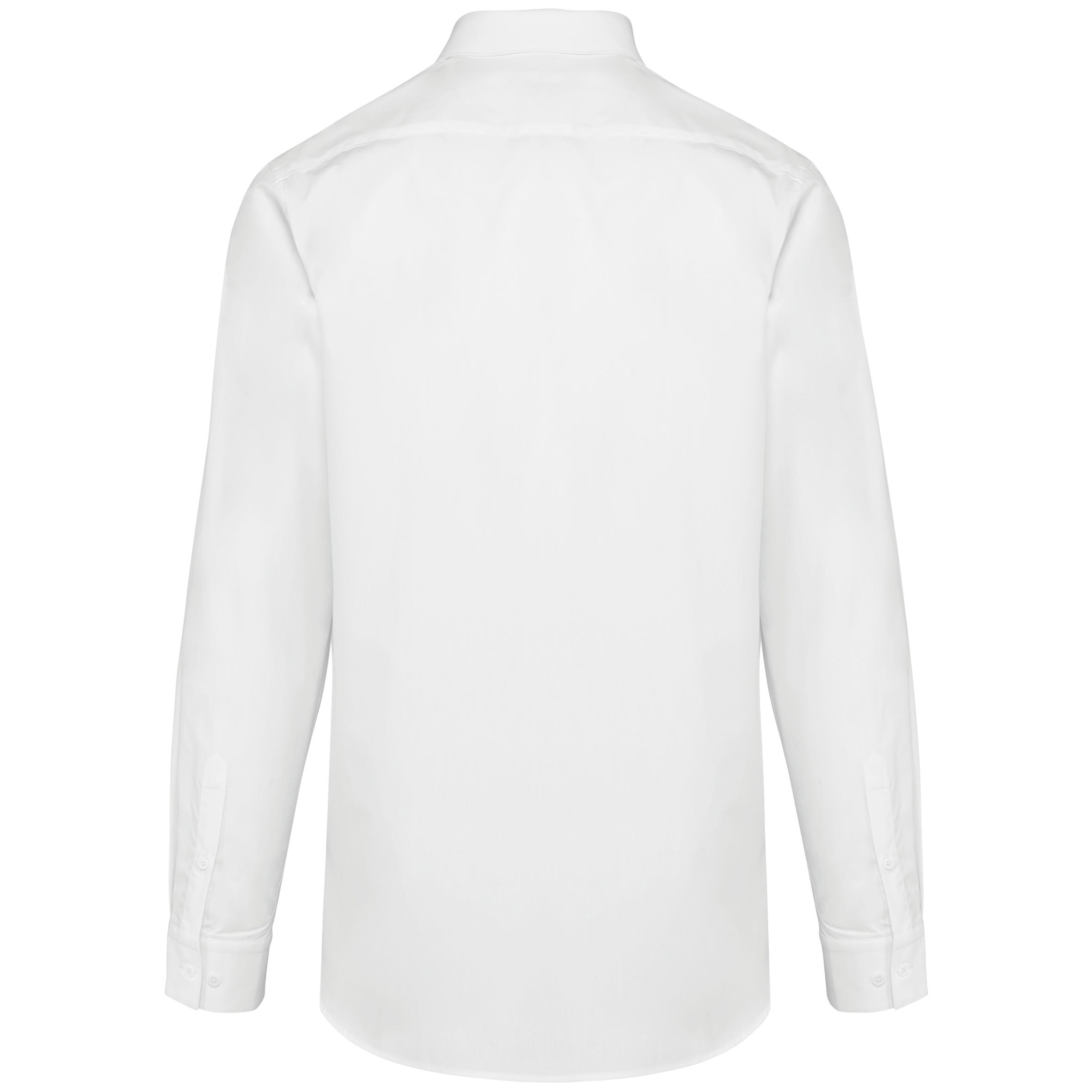 Damesoverhemd van twill met lange mouwen