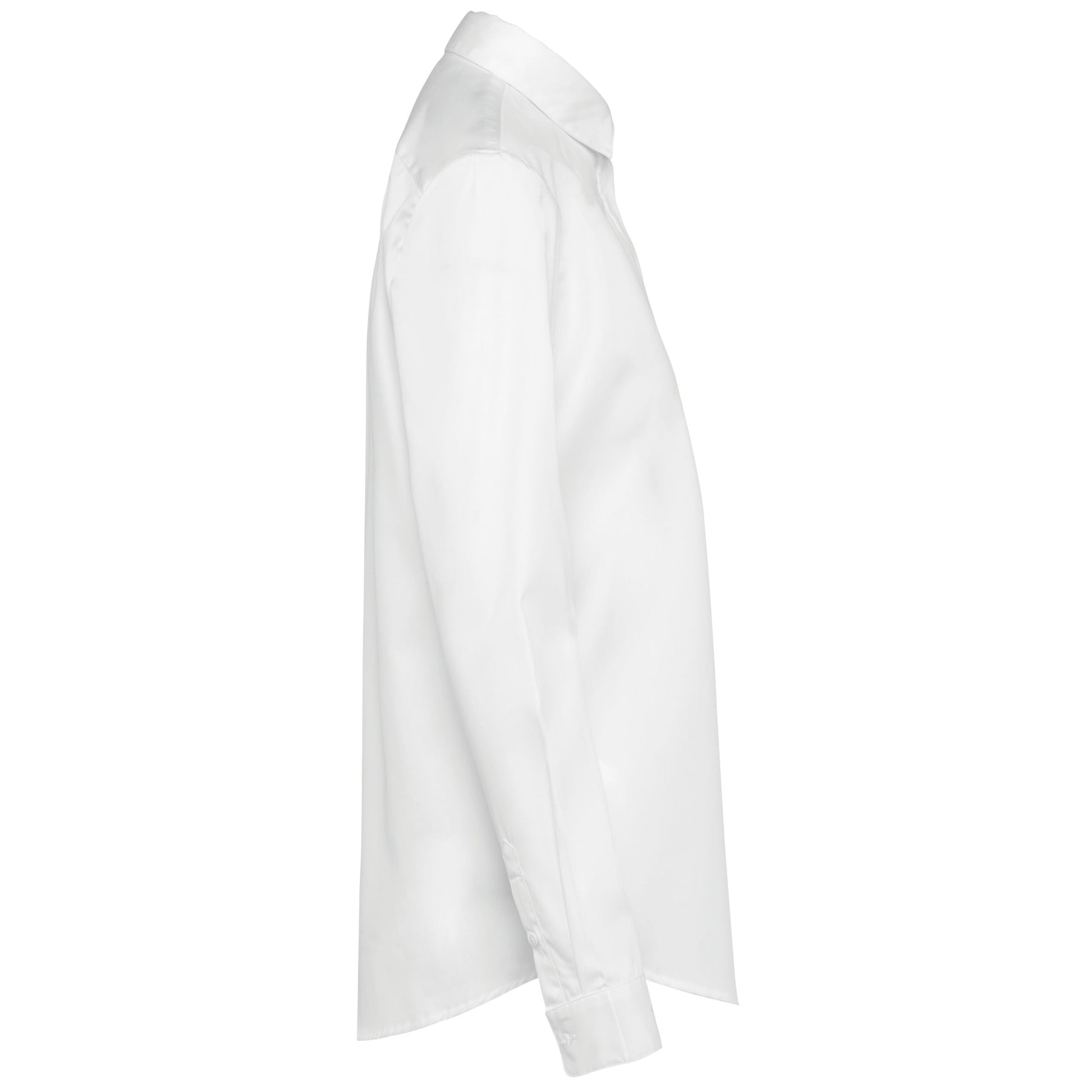 Damesoverhemd van twill met lange mouwen