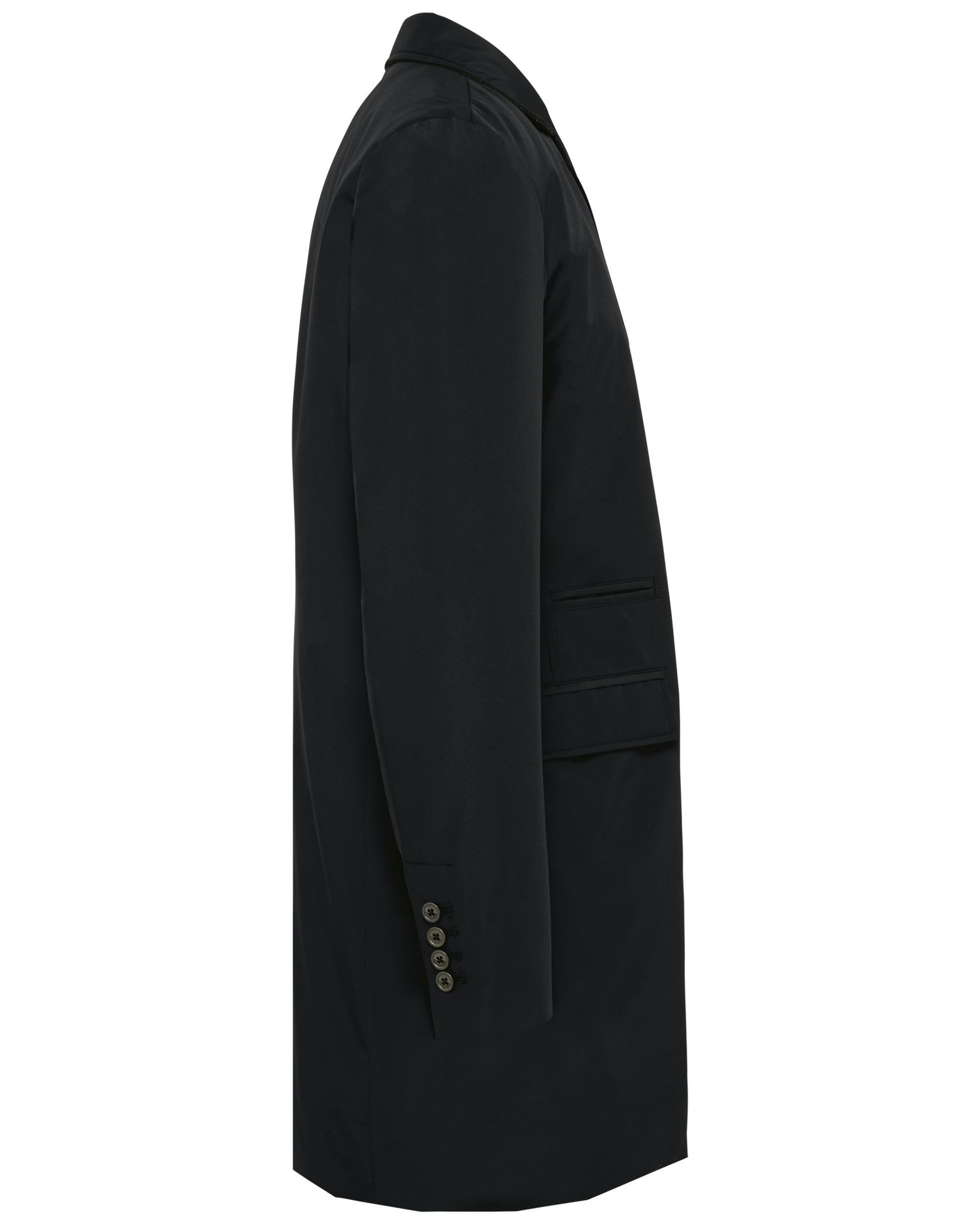 Gestructureerde trenchcoat voor heren