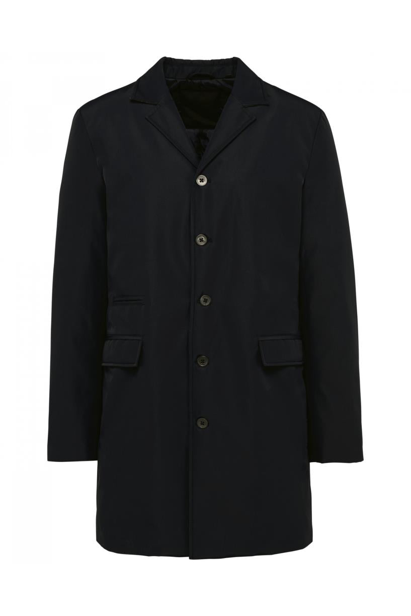 Gestructureerde trenchcoat voor heren