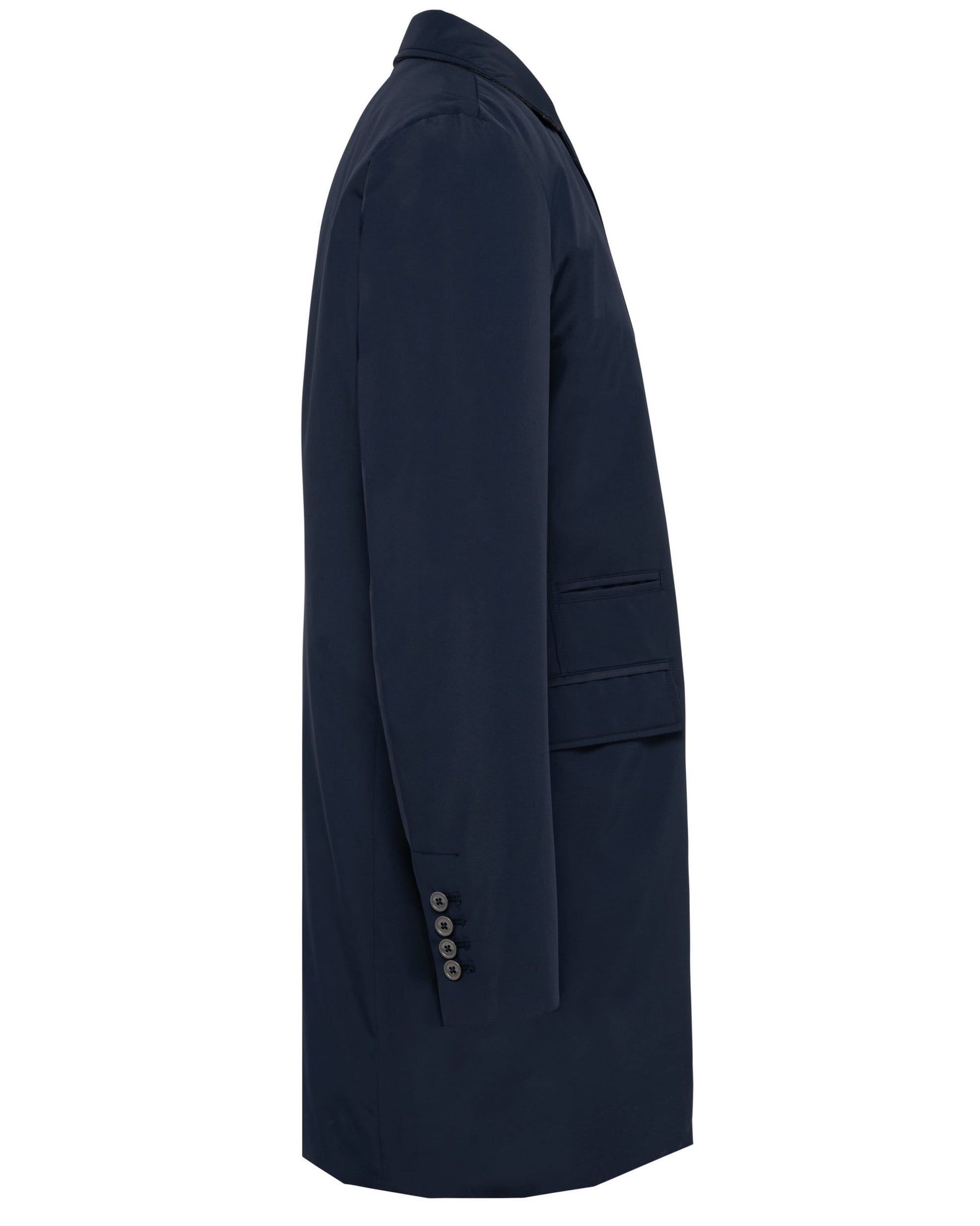 Gestructureerde trenchcoat voor heren