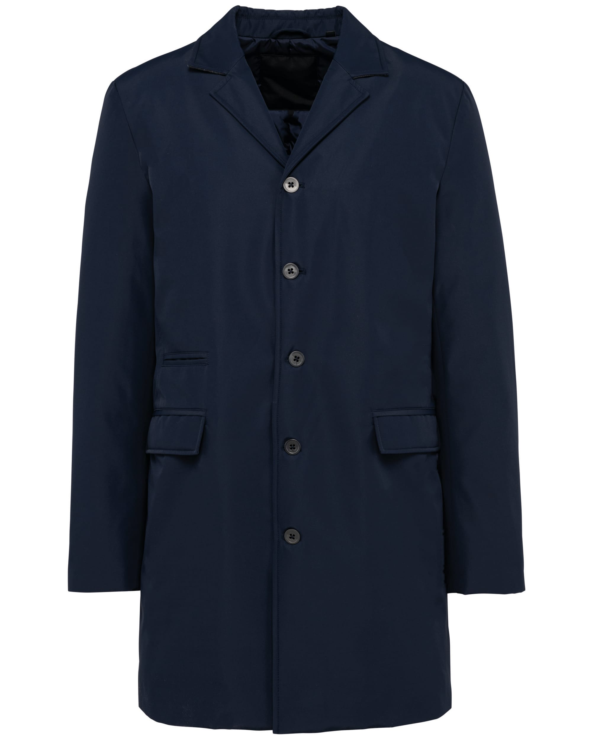 Gestructureerde trenchcoat voor heren
