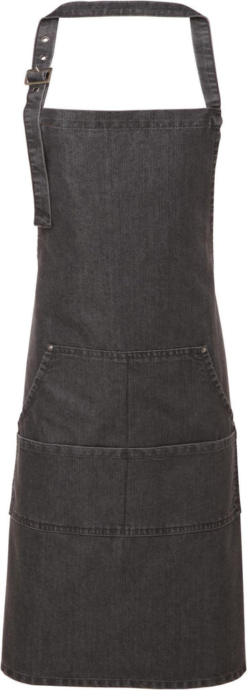 Schort met bovenstuk "Denim"