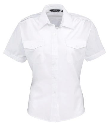 Ladies Pilot Short Sleeved Shirt
