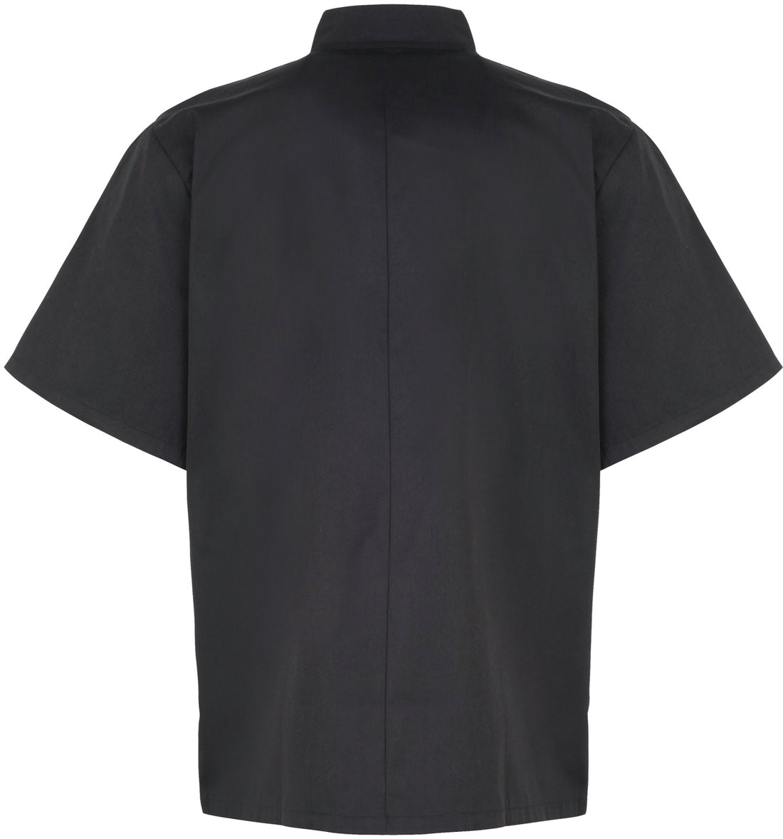 Studded Front Short Sleeve Chef's Jacket