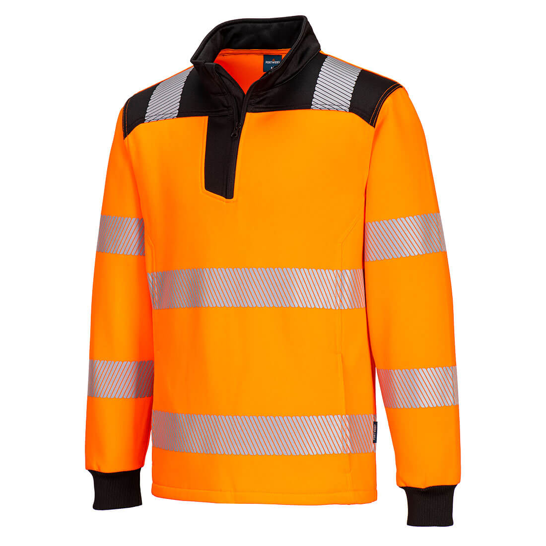 PW3 Hi-Vis Sweatshirt met 1/4 rits