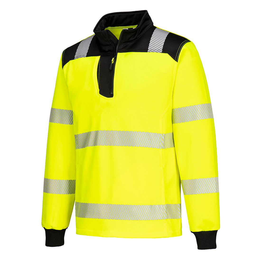 PW3 Hi-Vis Sweatshirt met 1/4 rits