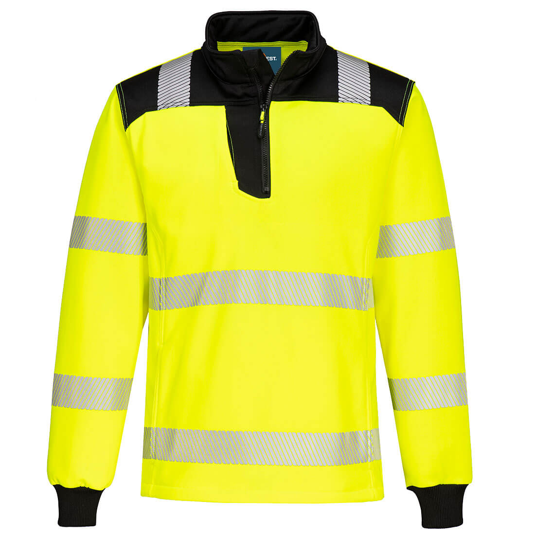 PW3 Hi-Vis Sweatshirt met 1/4 rits
