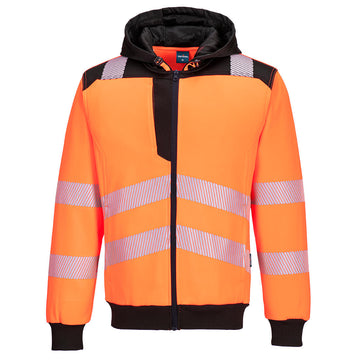 PW3 Hi-Vis Hoodie met rits