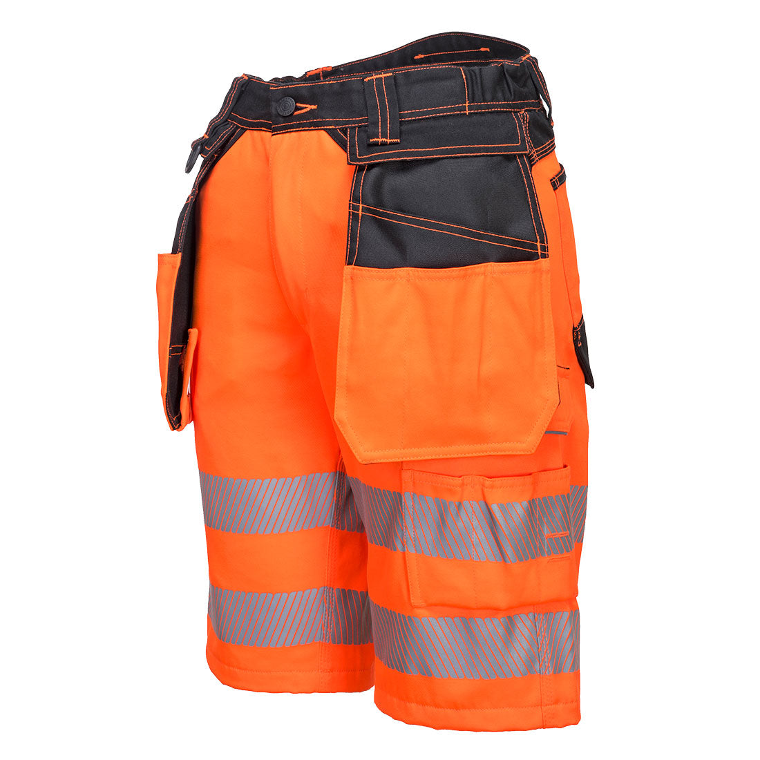 PW3 Hoge zichtbaarheid Korte Broek met holsterzakken