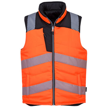 PW3 Hoge zichtbaarheid Bodywarmer, 2 zijde draagbaar