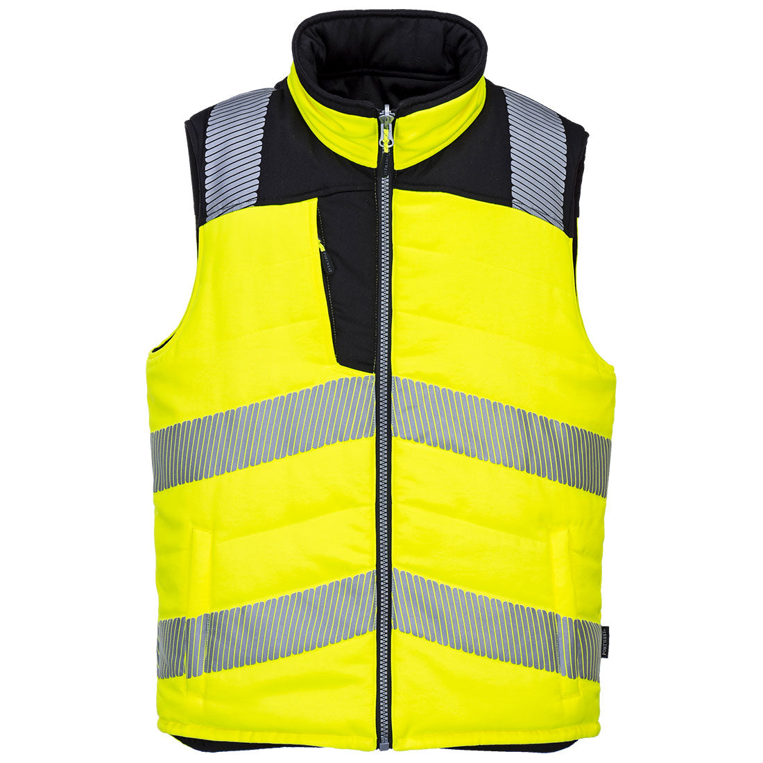 PW3 Hoge zichtbaarheid Bodywarmer, 2 zijde draagbaar