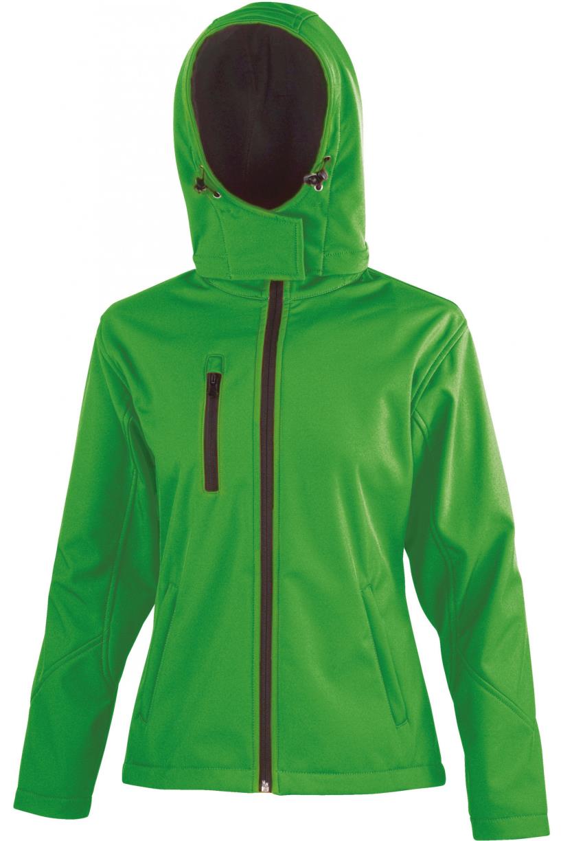 Core Ladies Tx Performance Hooded Soft Shell Jacket