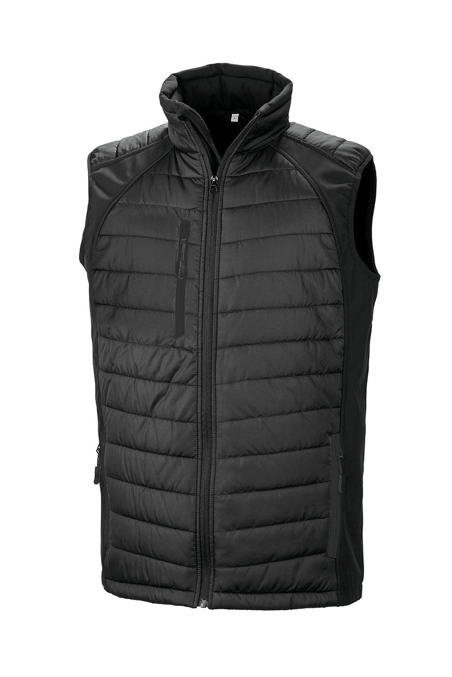 Black Compass softshell gilet