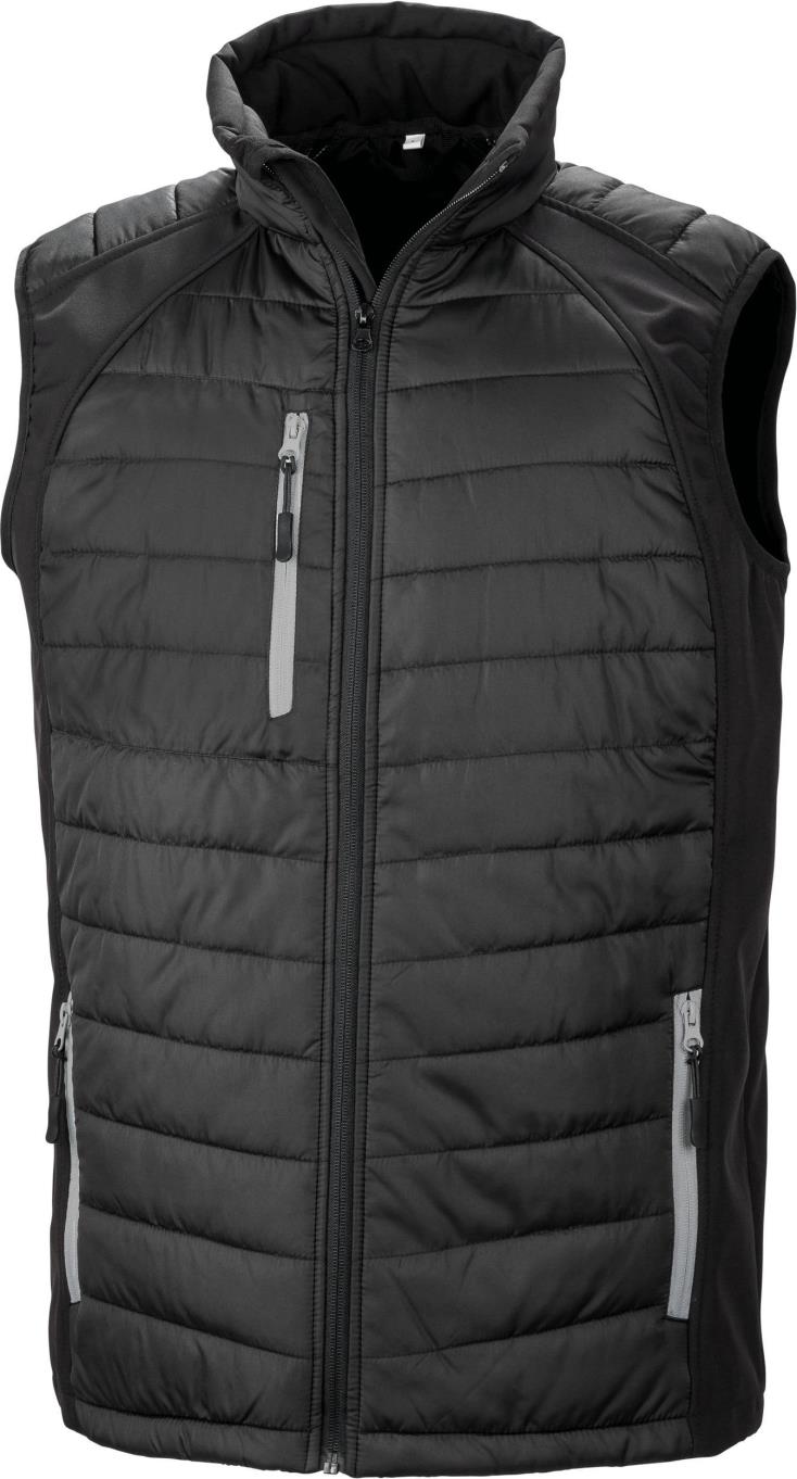 Black Compass softshell gilet