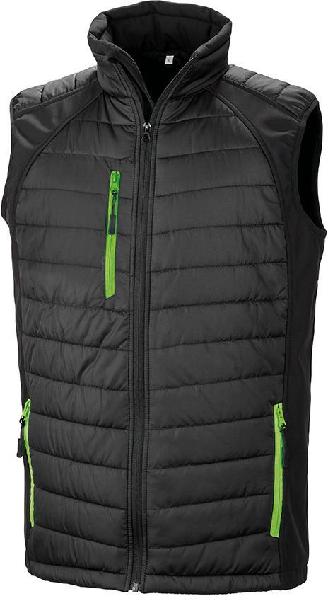 Black Compass softshell gilet