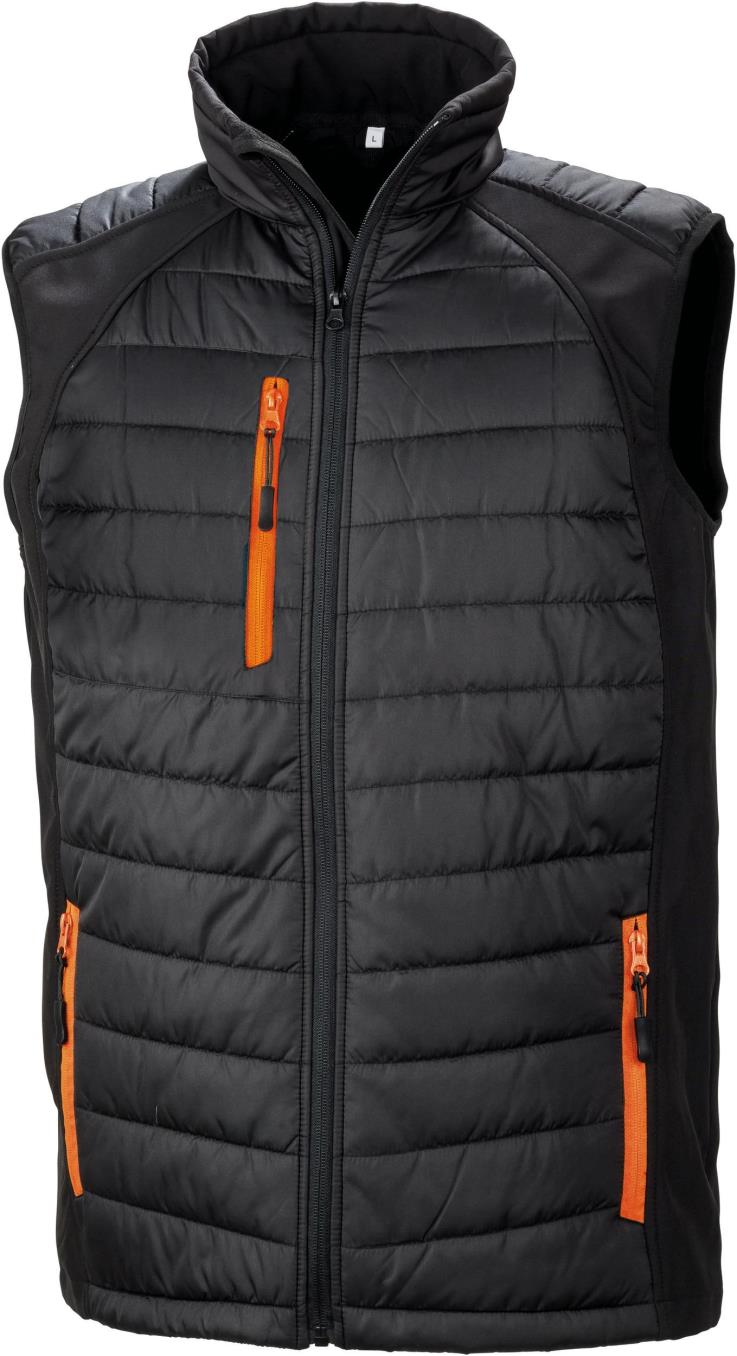 Black Compass softshell gilet