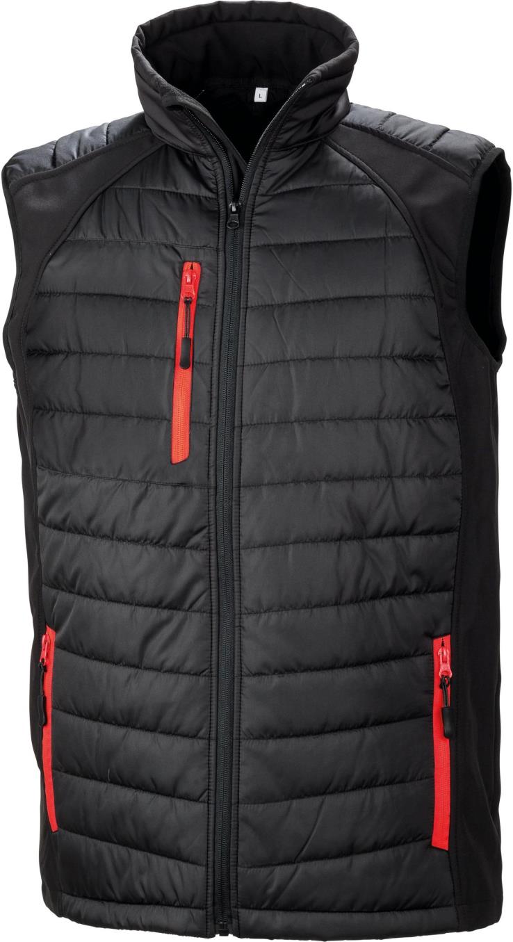 Black Compass softshell gilet