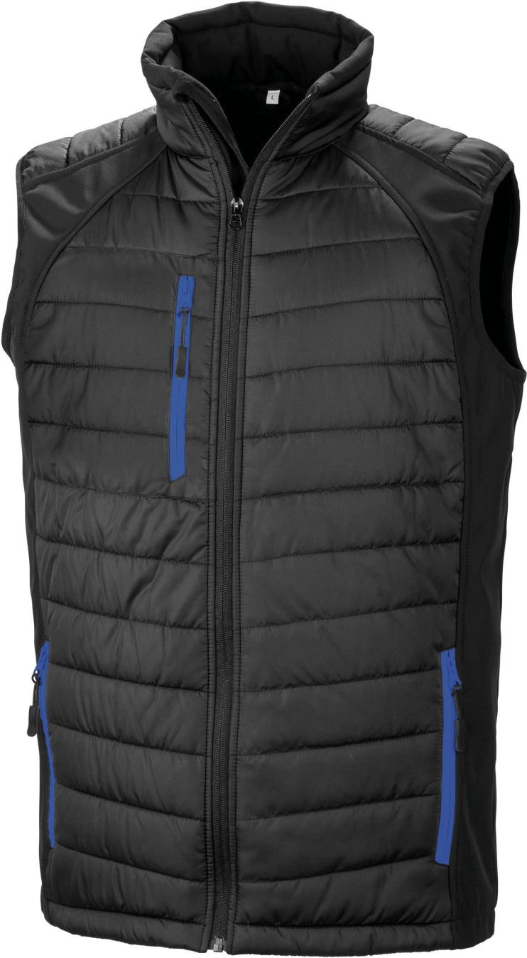 Black Compass softshell gilet