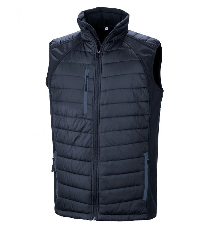 Black Compass softshell gilet