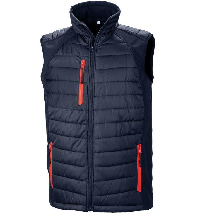 Black Compass softshell gilet