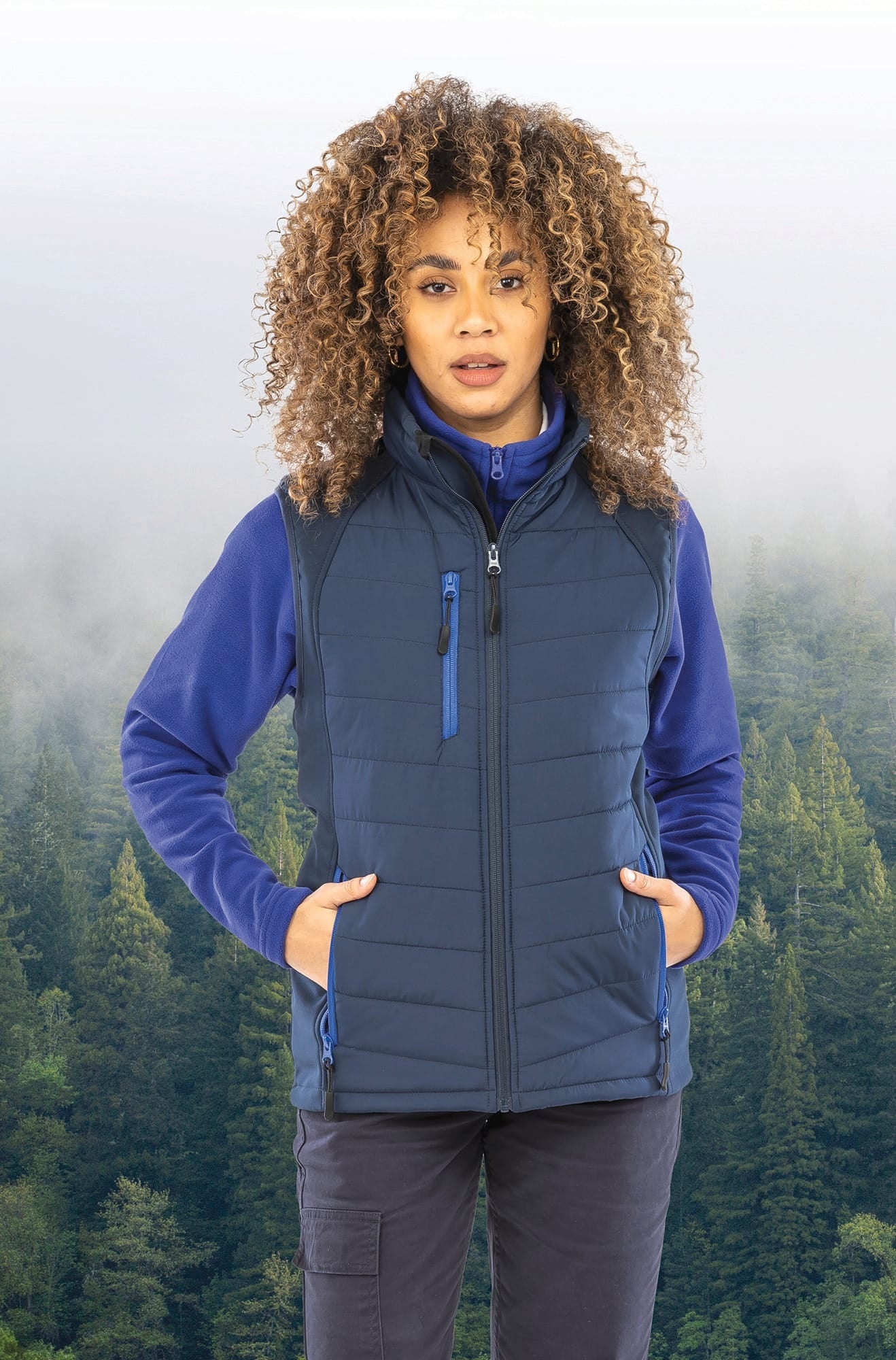 Black Compass softshell gilet