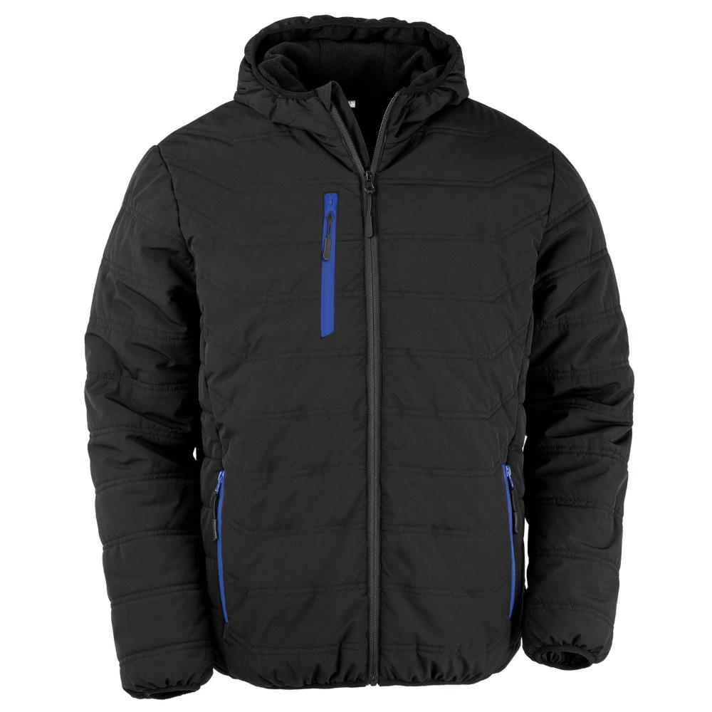Gewatteerd gerecycleerd jasje black compass