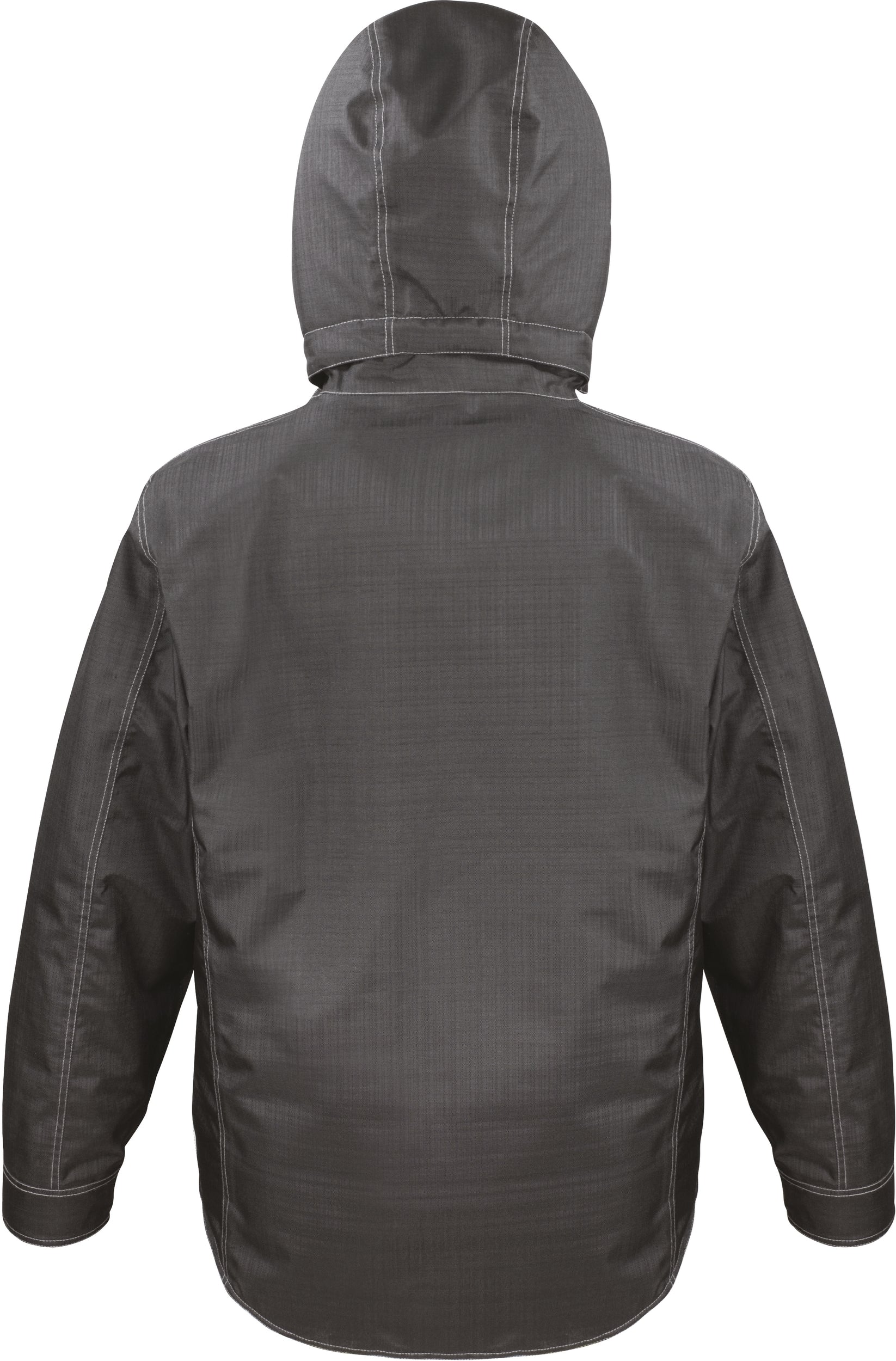 Sterke parka met "denimlook"