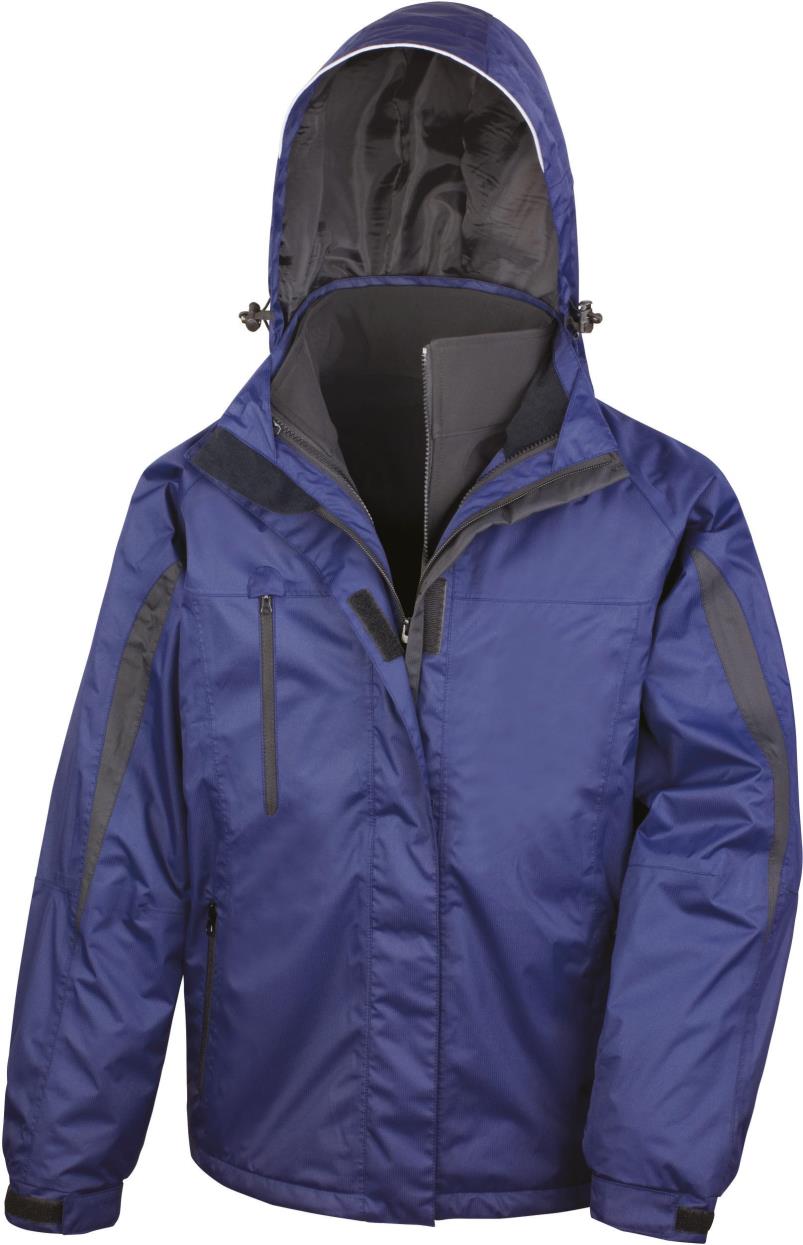 Parka 3-in-1 binnenzijde in Softshell