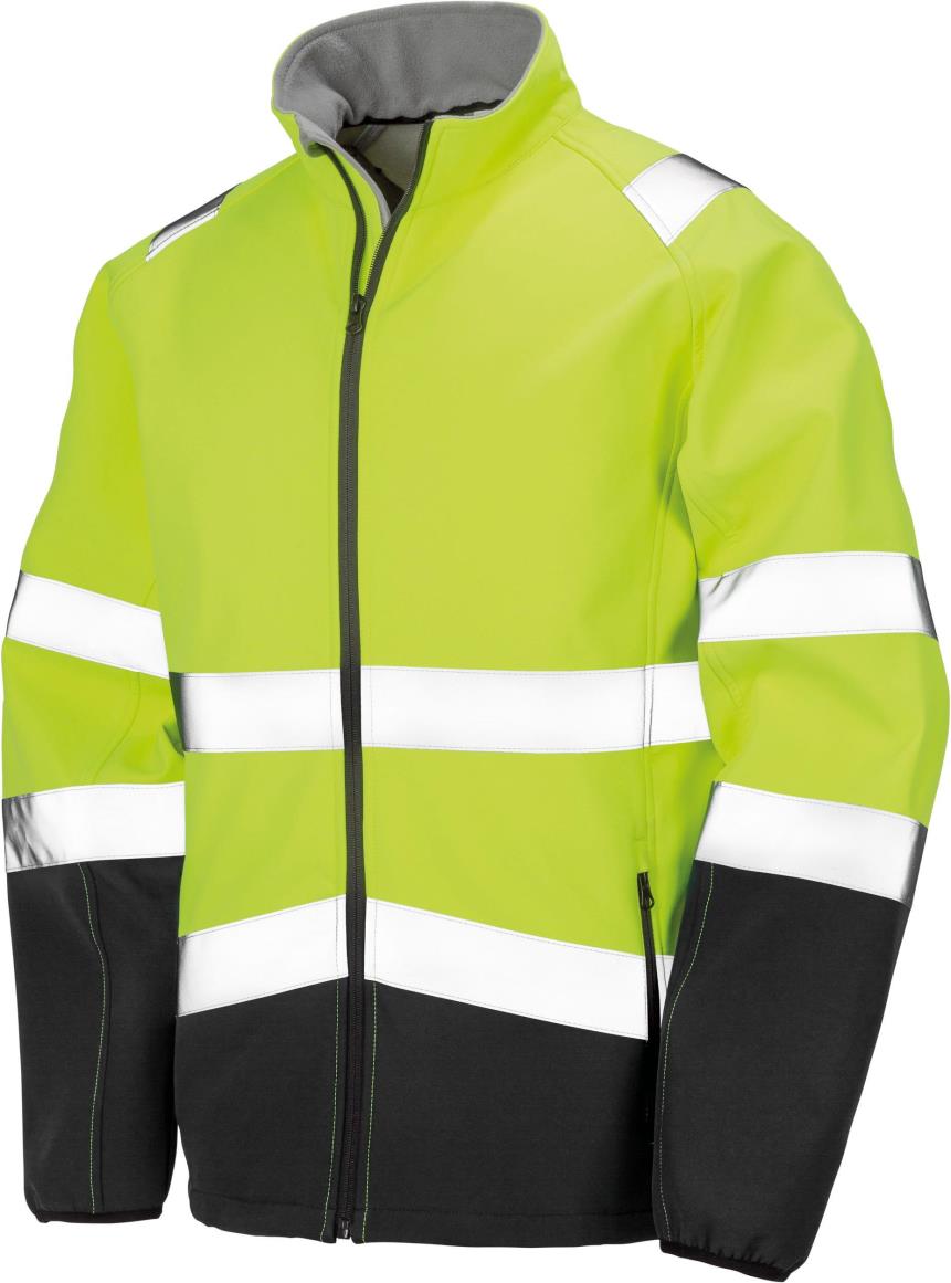 High-viz softshell jacket