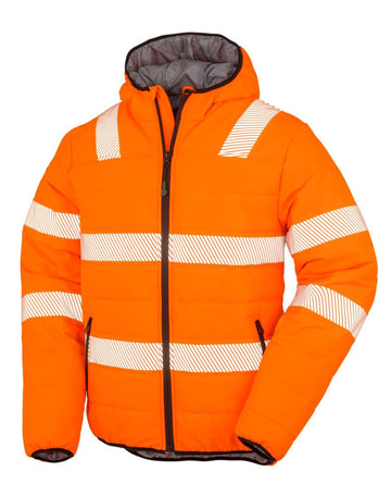 Gerecyclede veiligheidsjas ripstop padded