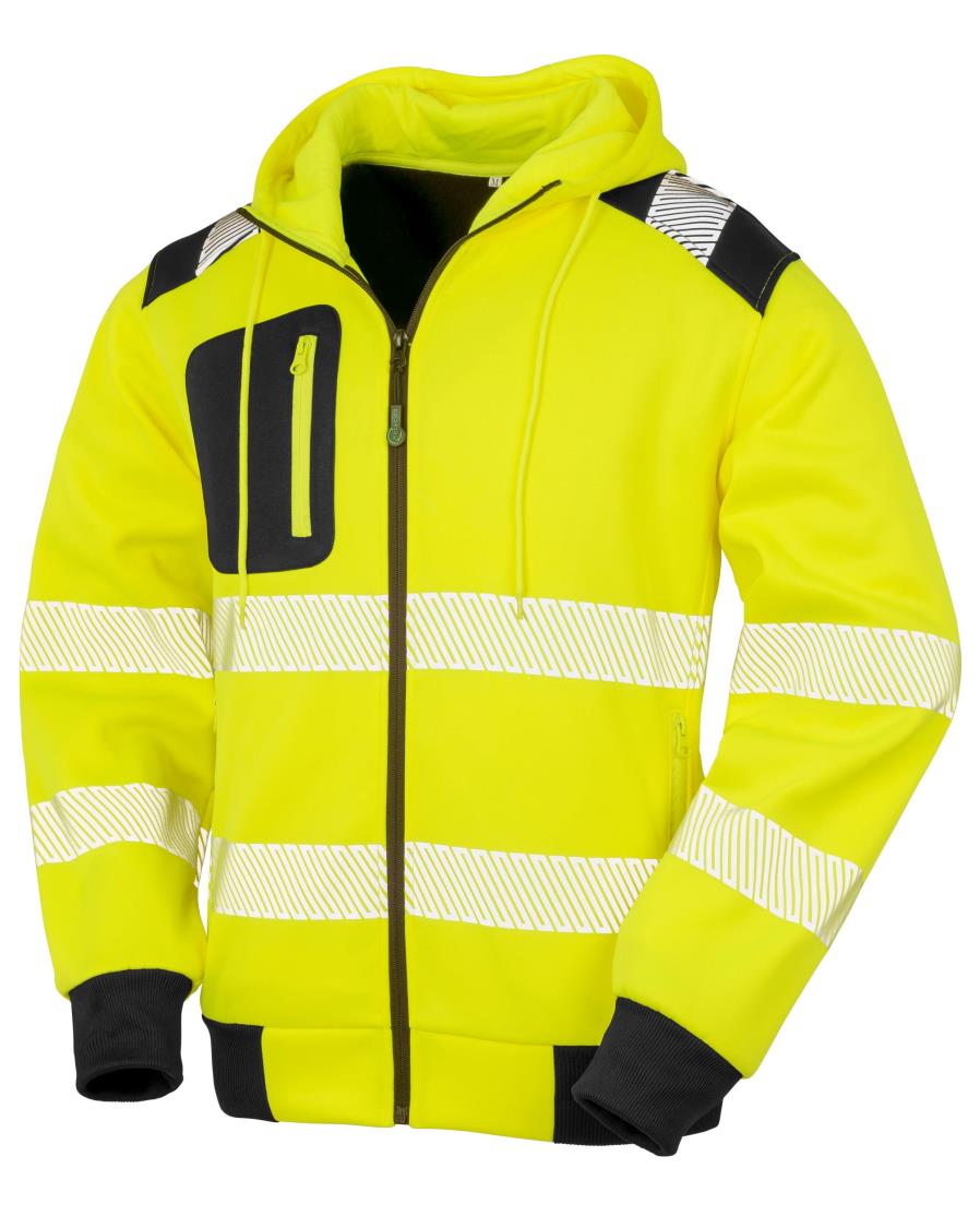 Gerecyclede veiligheidssweater met capuchon