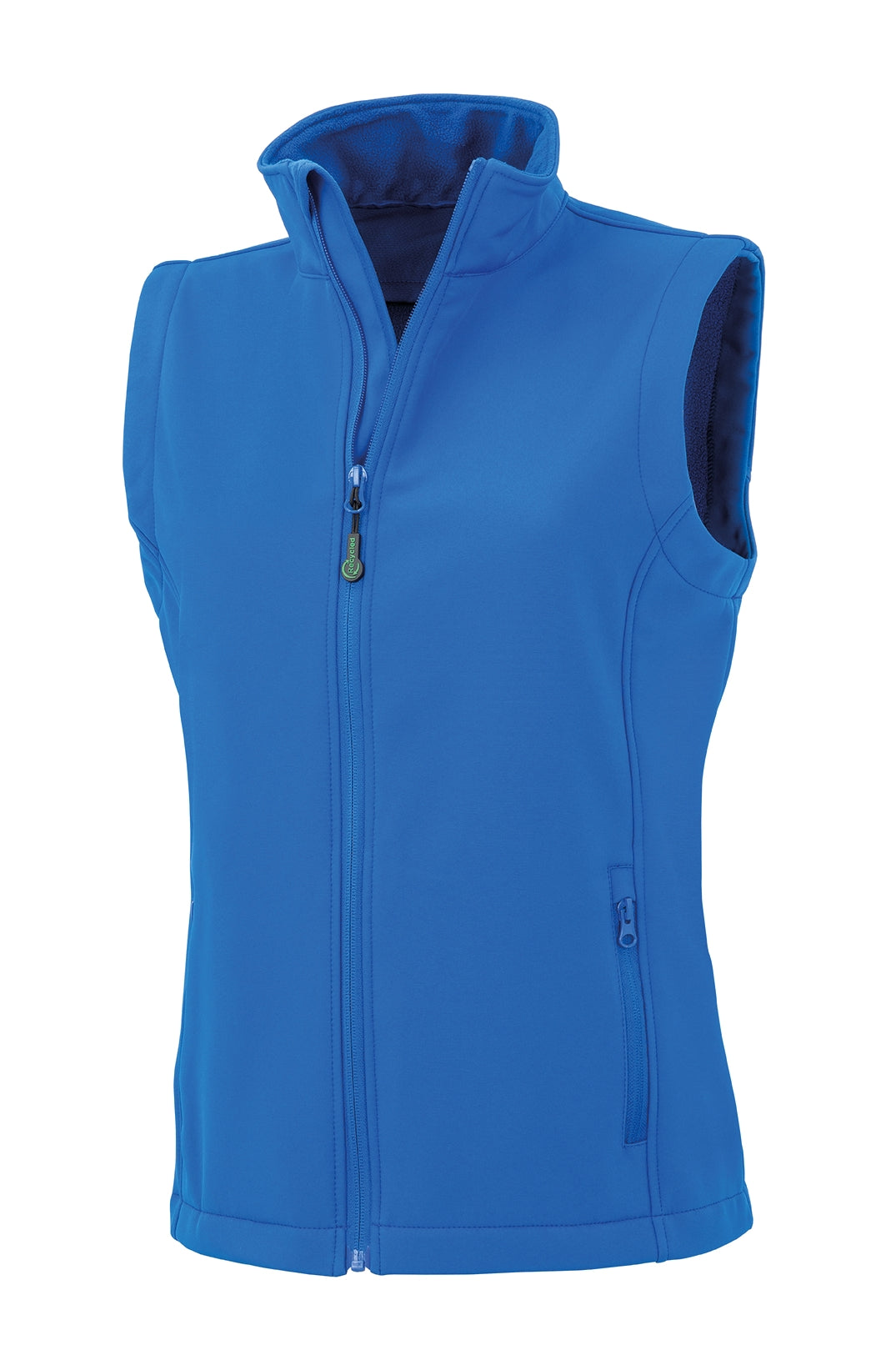 Gerecycleerde dames softshell-bodywarmer