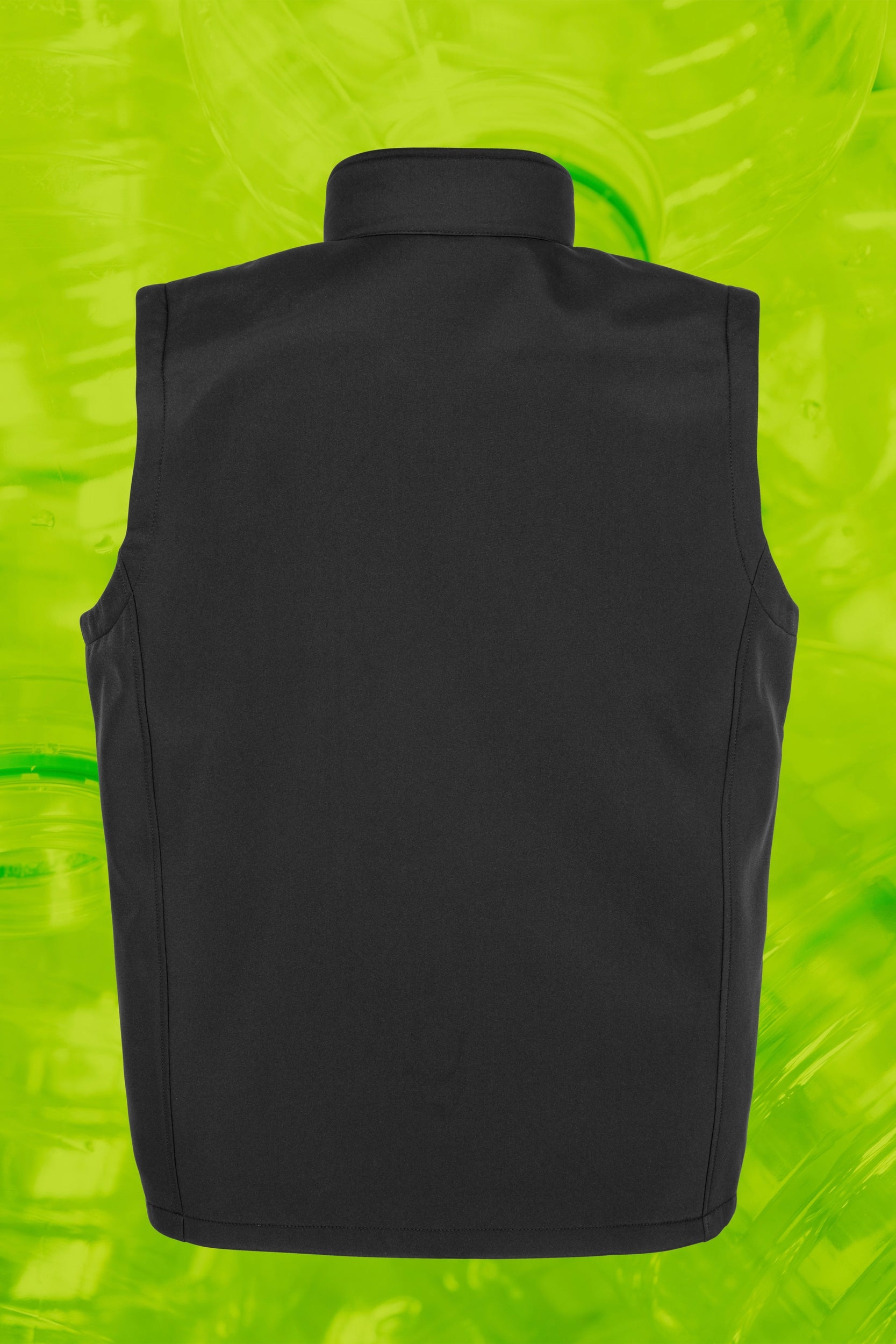 Gerecycleerde heren softshell-bodywarmer