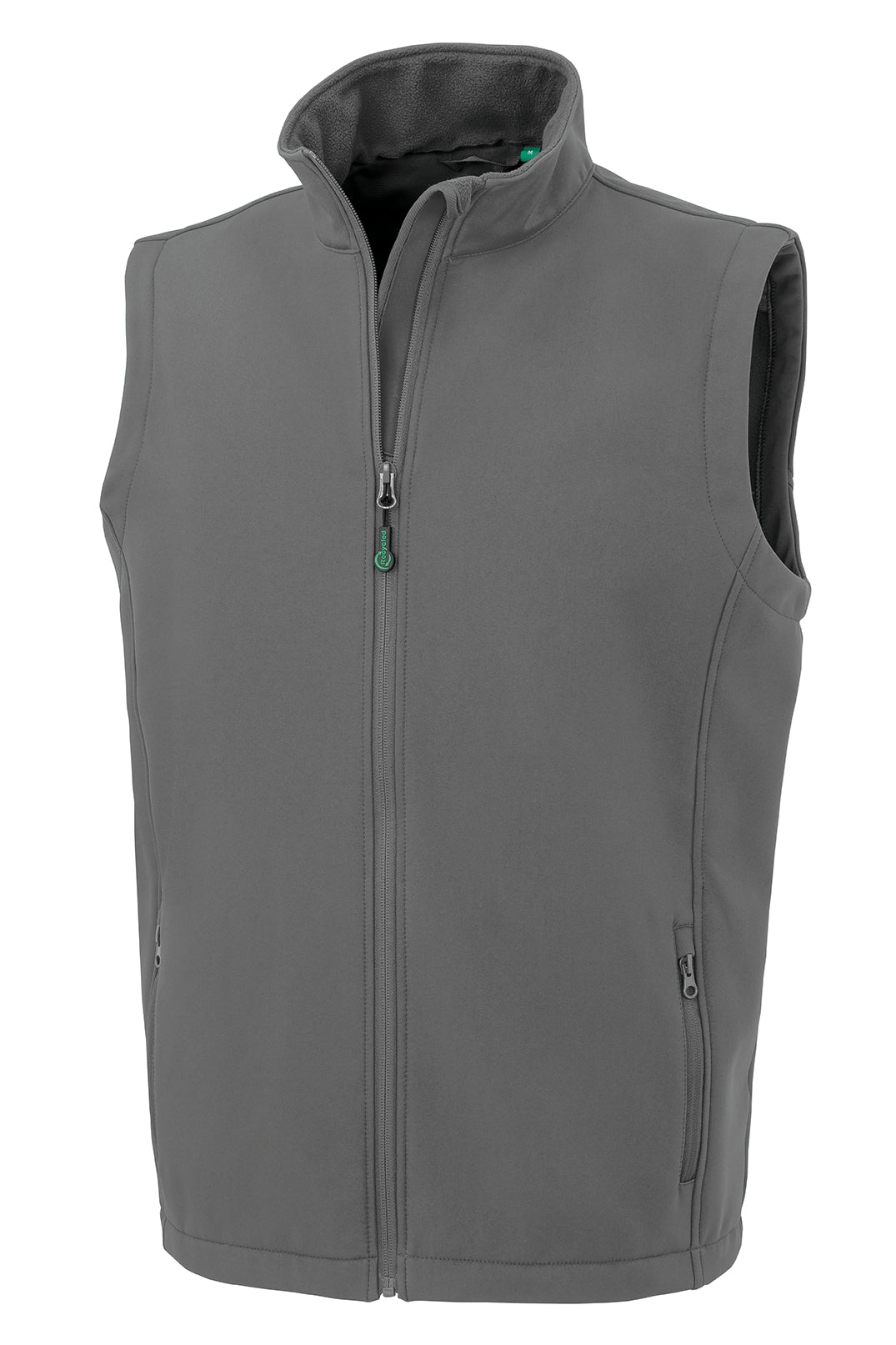 Gerecycleerde heren softshell-bodywarmer