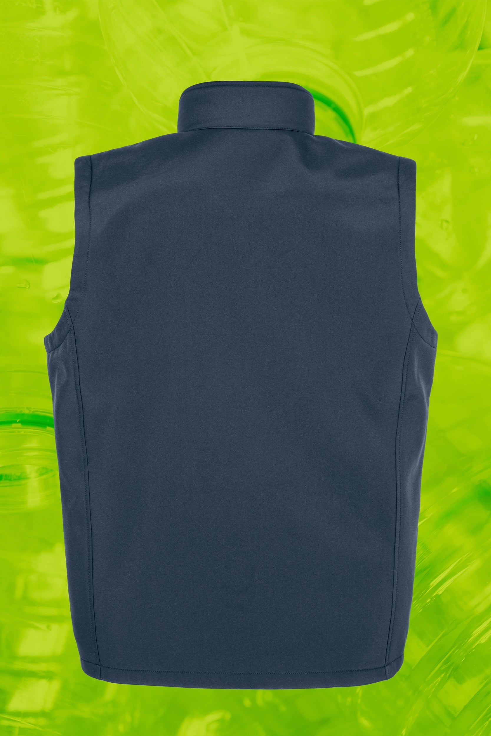 Gerecycleerde heren softshell-bodywarmer