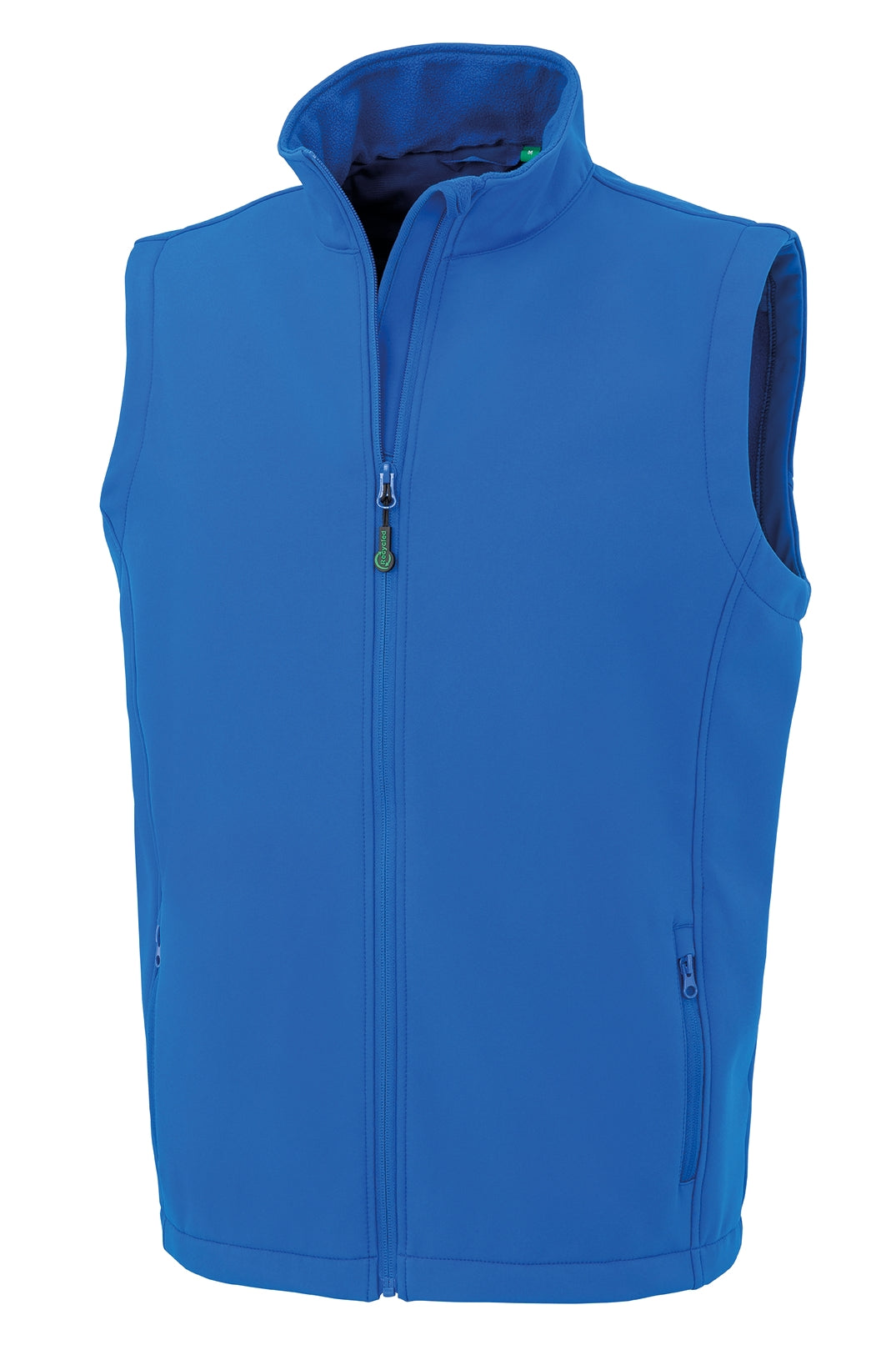 Gerecycleerde heren softshell-bodywarmer