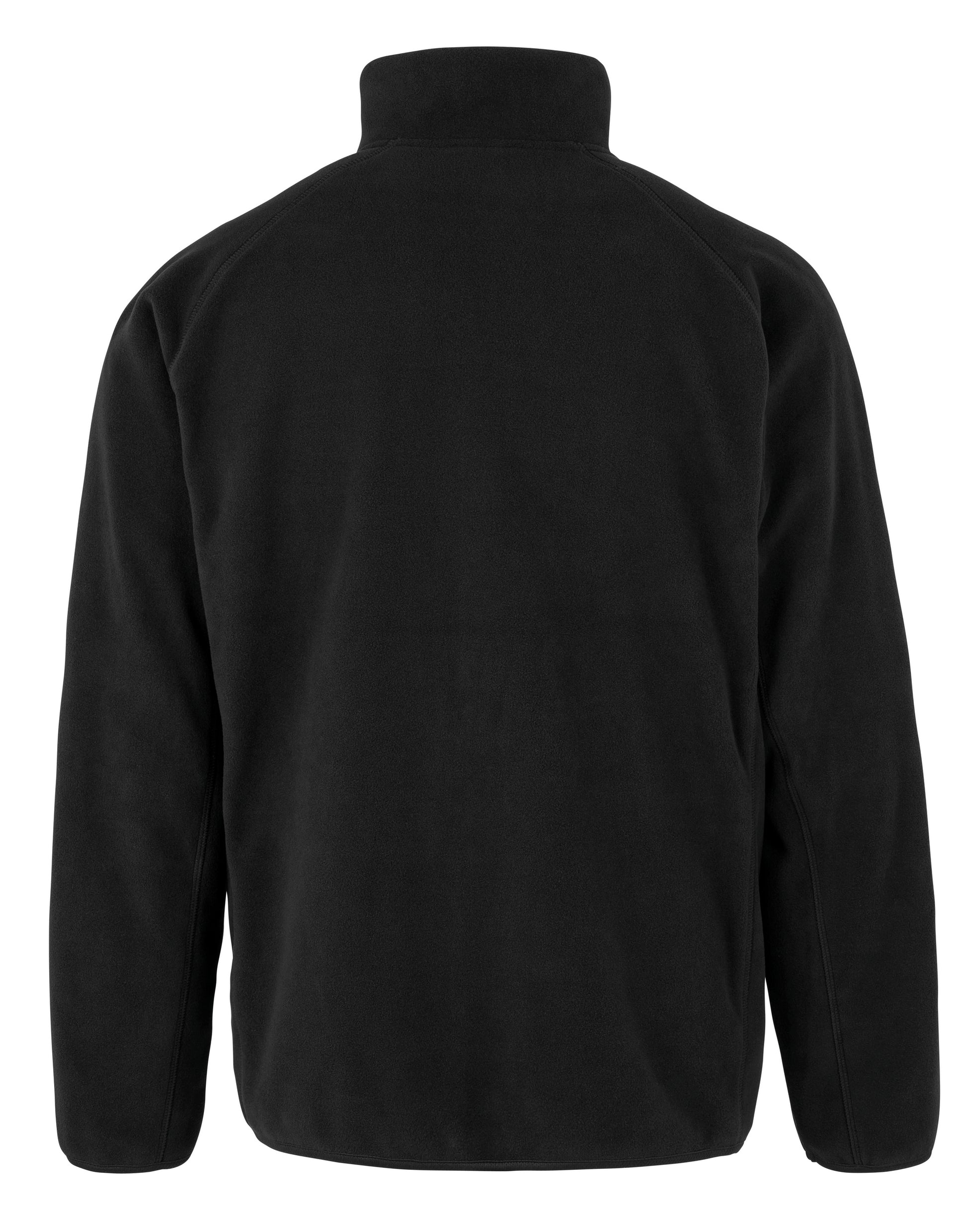 Gerecyclede microfleece met ritskraag
