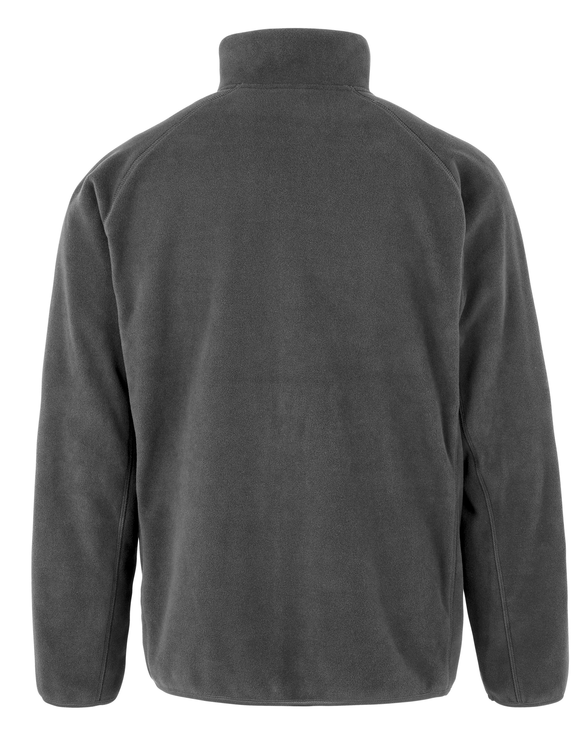 Gerecyclede microfleece met ritskraag