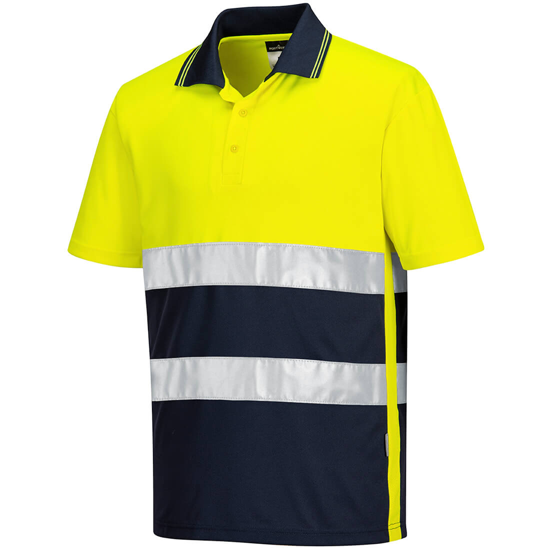 HiVis lichtgewicht contrast Poloshirt Korte Mouw