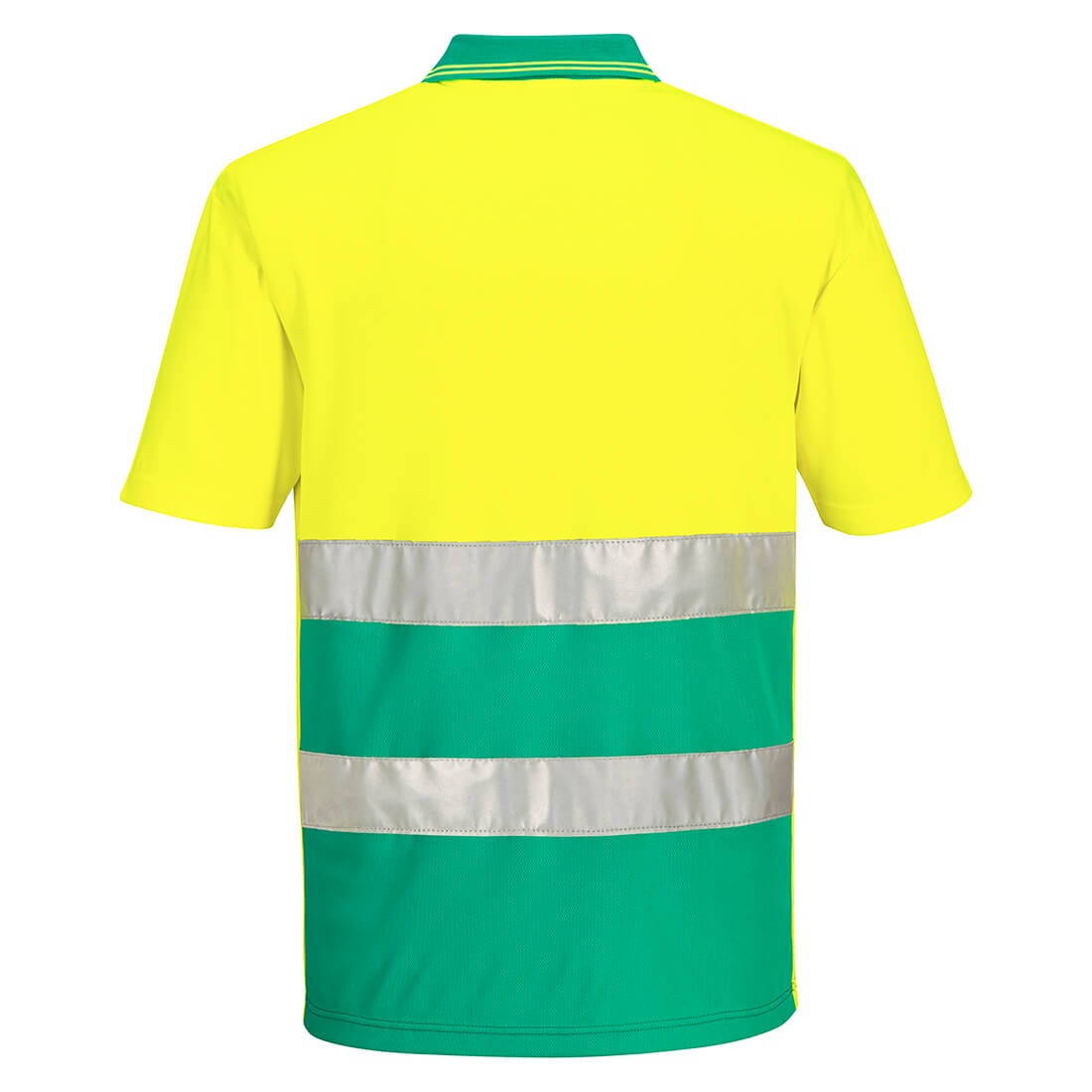 HiVis lichtgewicht contrast Poloshirt Korte Mouw